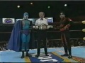 with Damiancito el Guerrero & CMLL Mini Estrellas Title