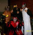 as Voladorcito Jr. (far right)